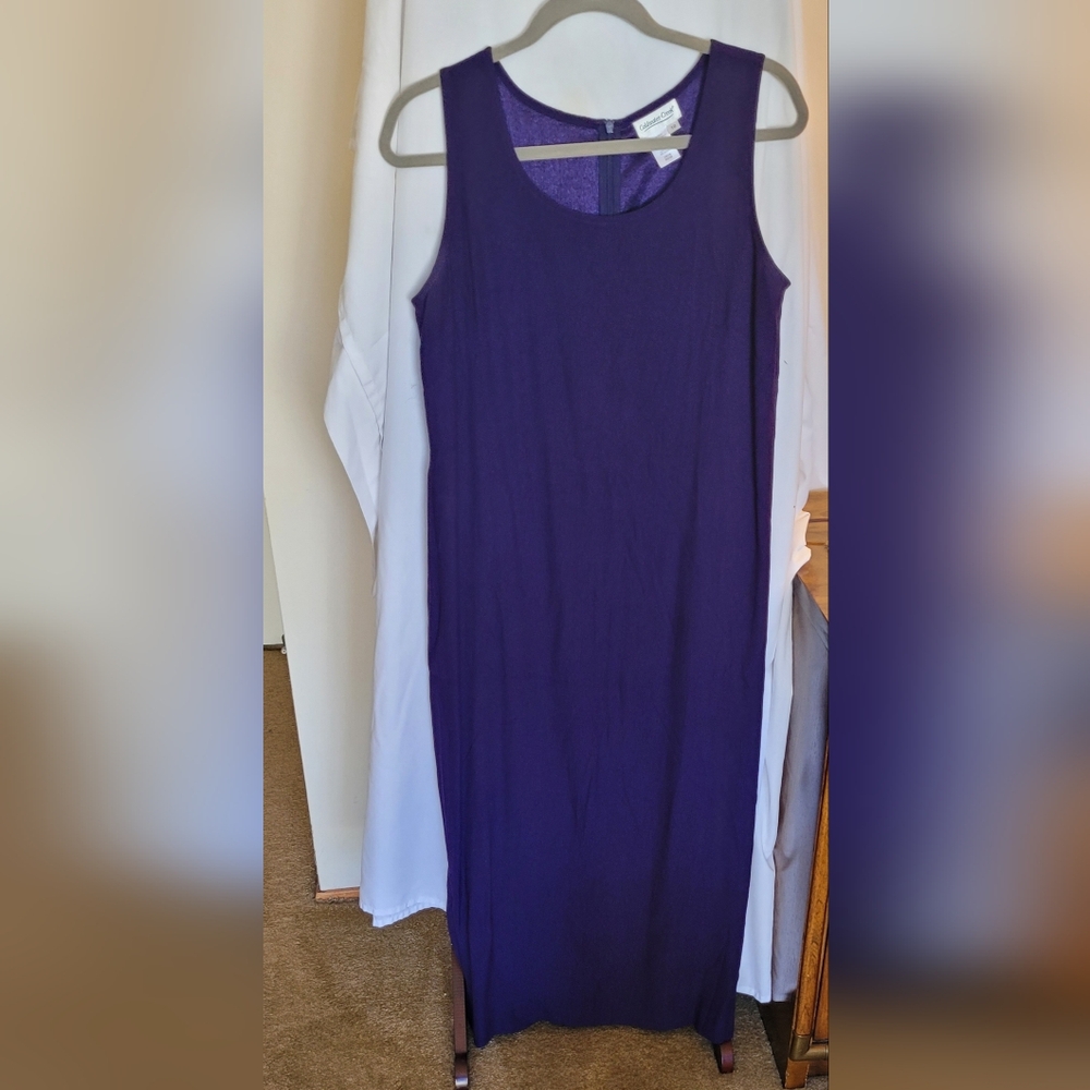 Coldwater creek 2 pc Purple Dress Size 10 (305) - Picture 4 of 7